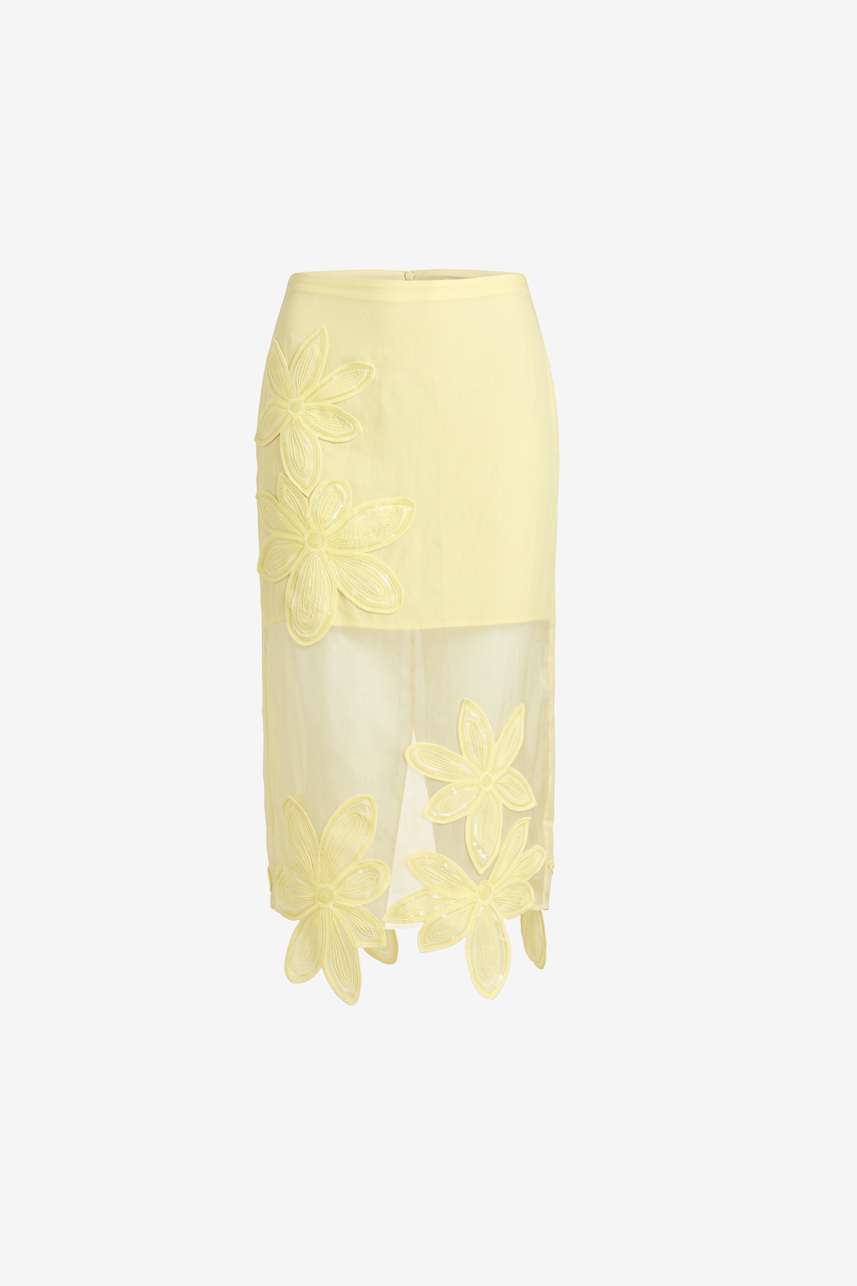 EMORY PENCIL SKIRT WITH APPLIQUE