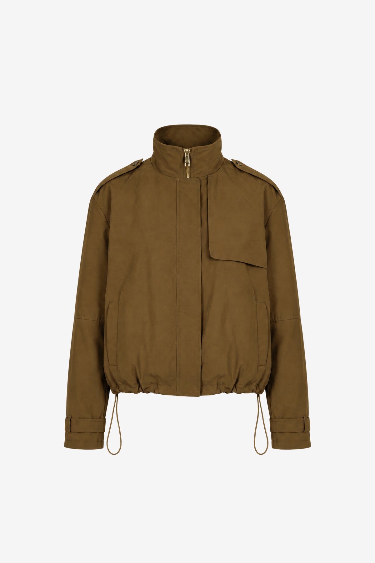 ALYSSA FUNNEL NECK BOMBER - Toccin