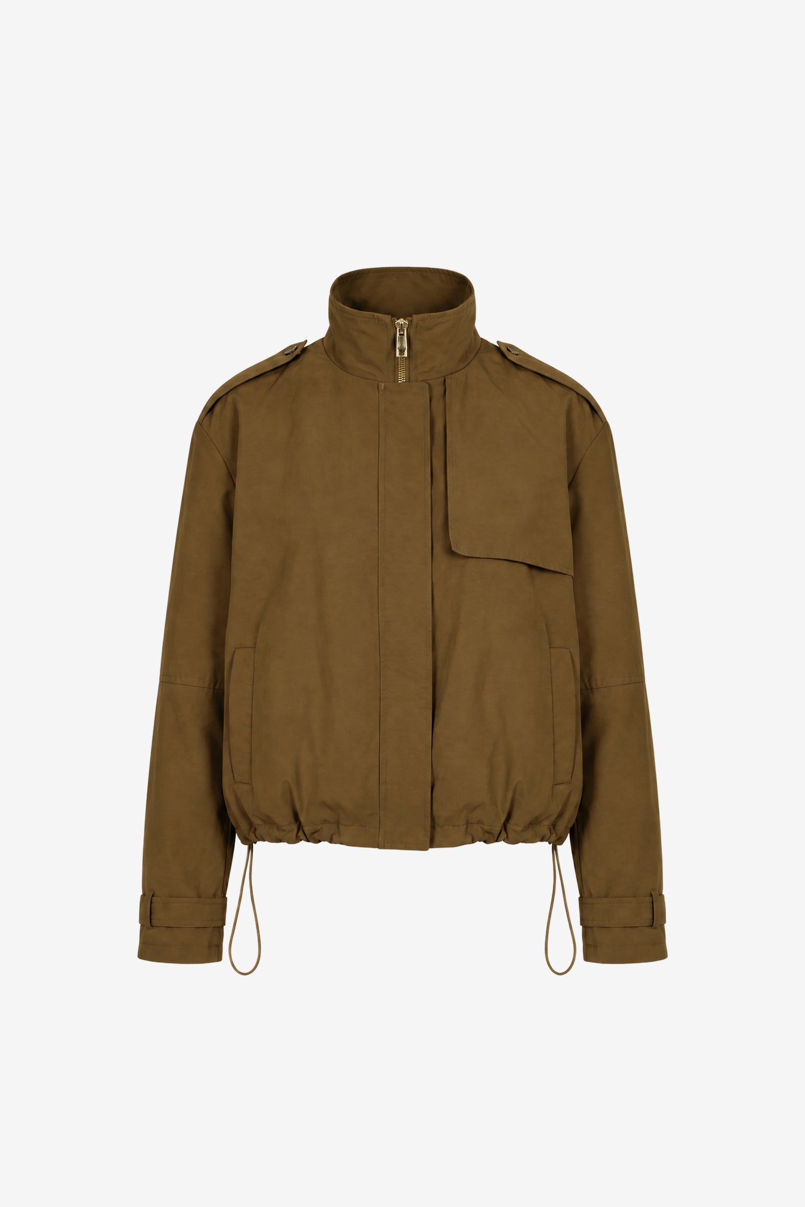 ALYSSA FUNNEL NECK BOMBER - Toccin