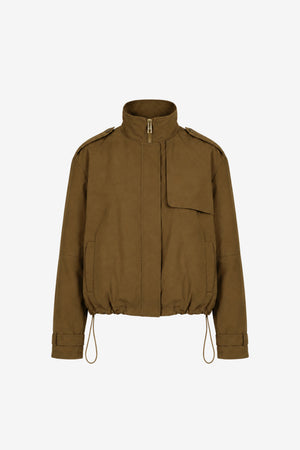 ALYSSA FUNNEL NECK BOMBER - Toccin