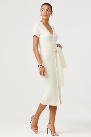 Agnes Tie Front  Dress