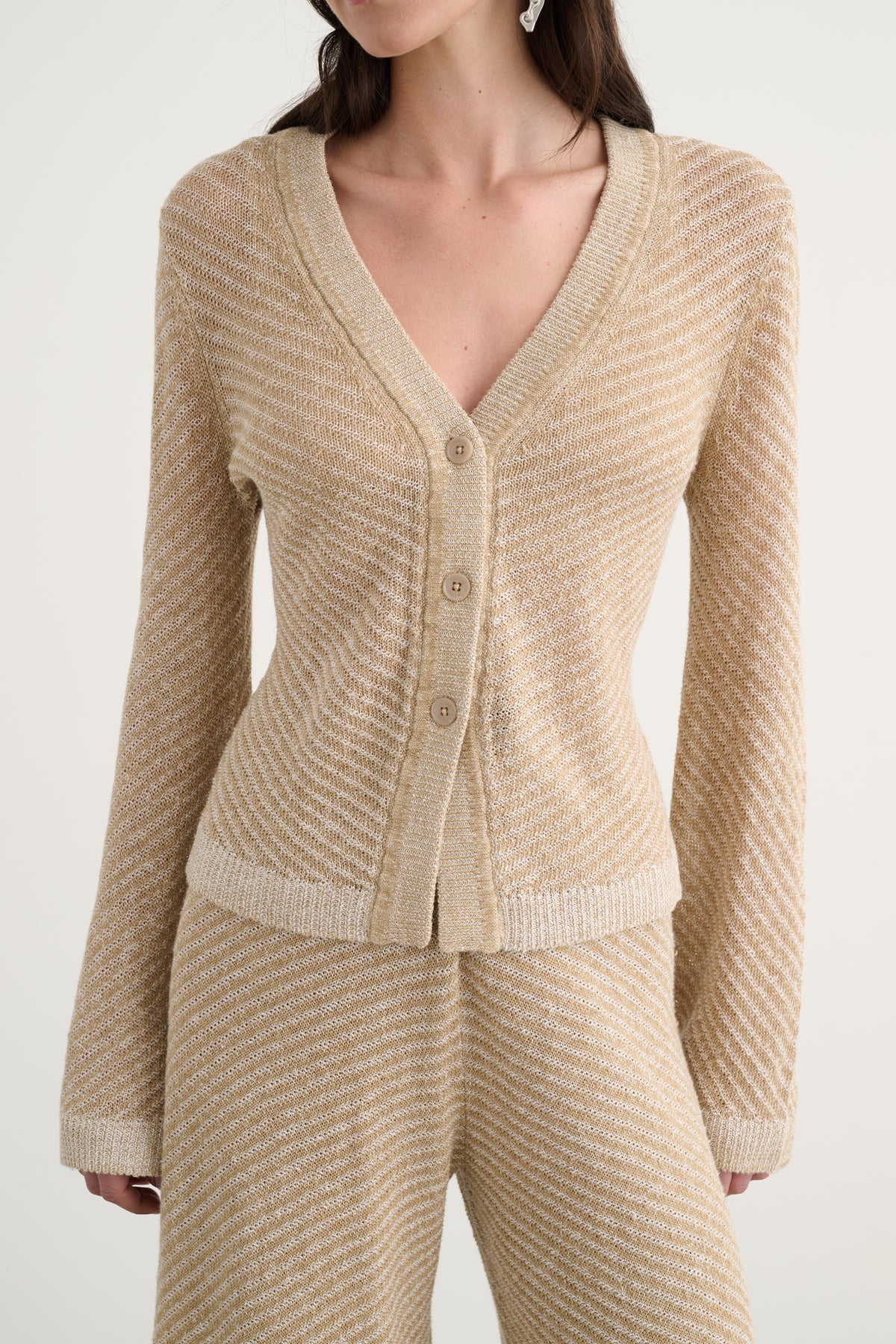 BOBBY V-NECK CARDIGAN - Toccin
