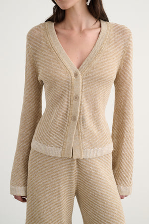BOBBY V-NECK CARDIGAN - Toccin