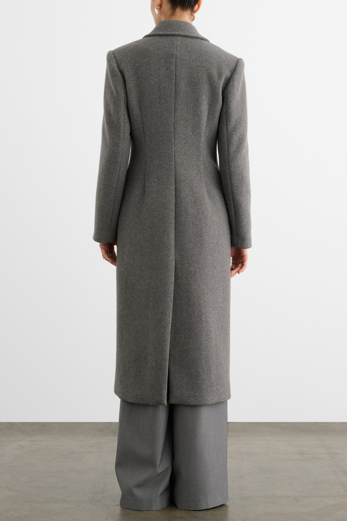 BOSTON SCULPTED DOUBLE BREASTED COAT