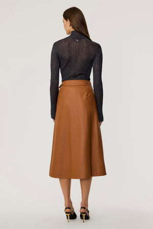 Beatrice Luxe Vegan Wrap Skirt