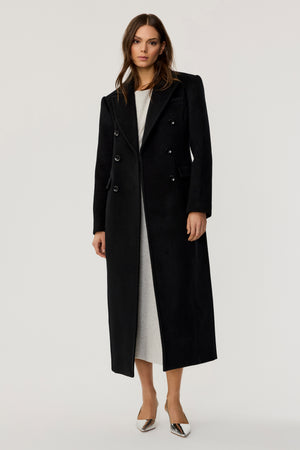 Bria Tailored Wool Coat - Toccin