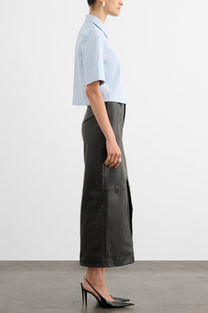 BROOKS CROPPED BUTTON DOWN