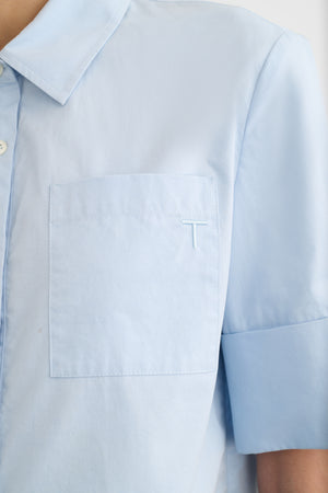 BROOKS CROPPED BUTTON DOWN