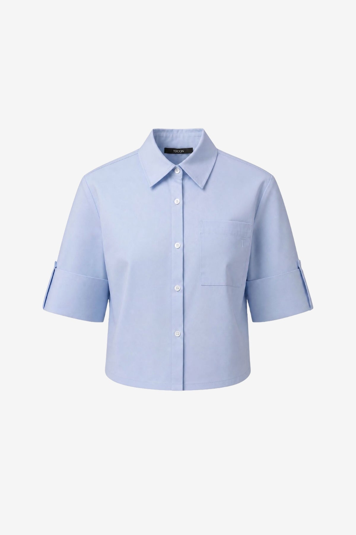 BROOKS CROPPED BUTTON DOWN