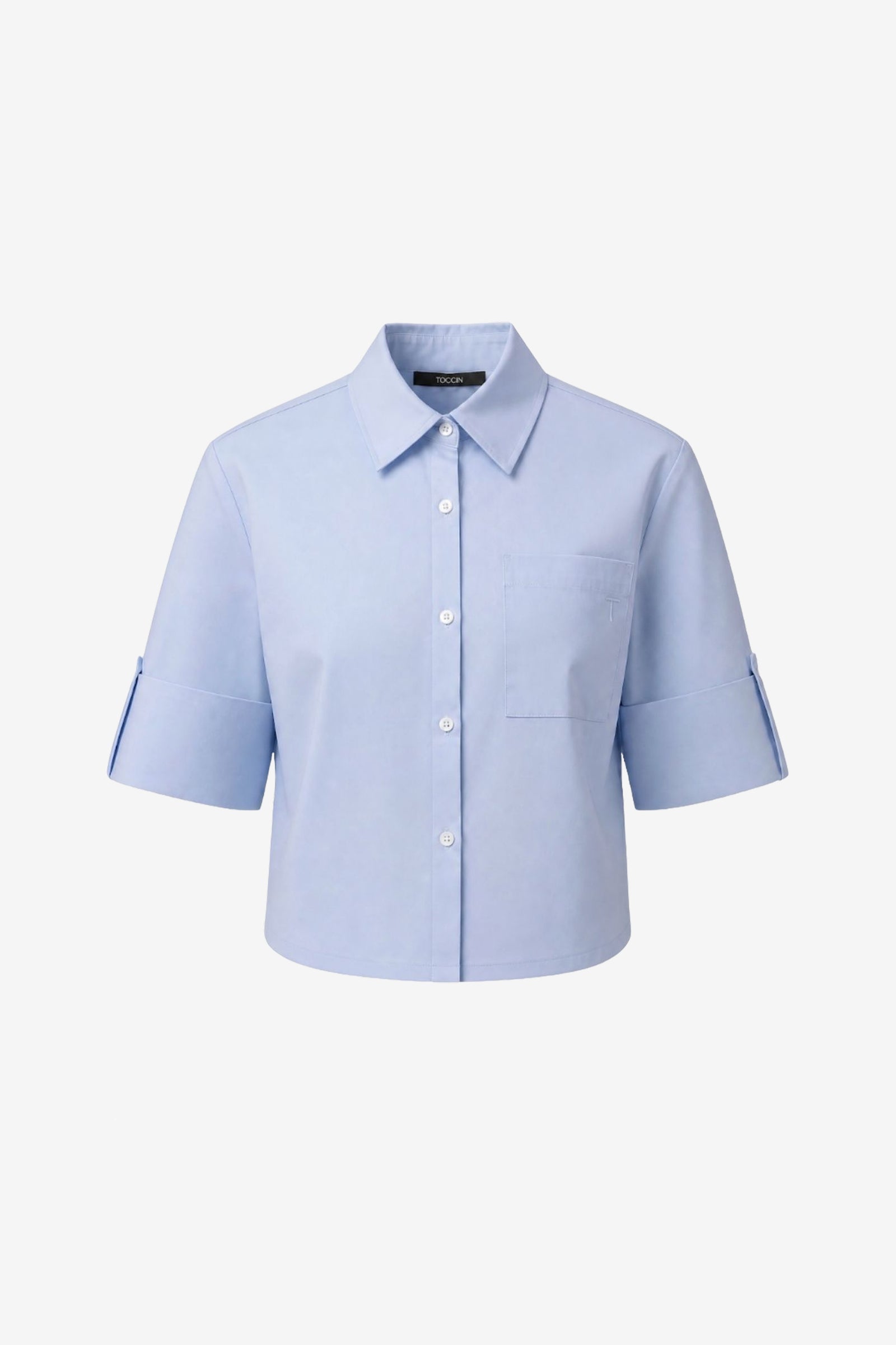 BROOKS CROPPED BUTTON DOWN