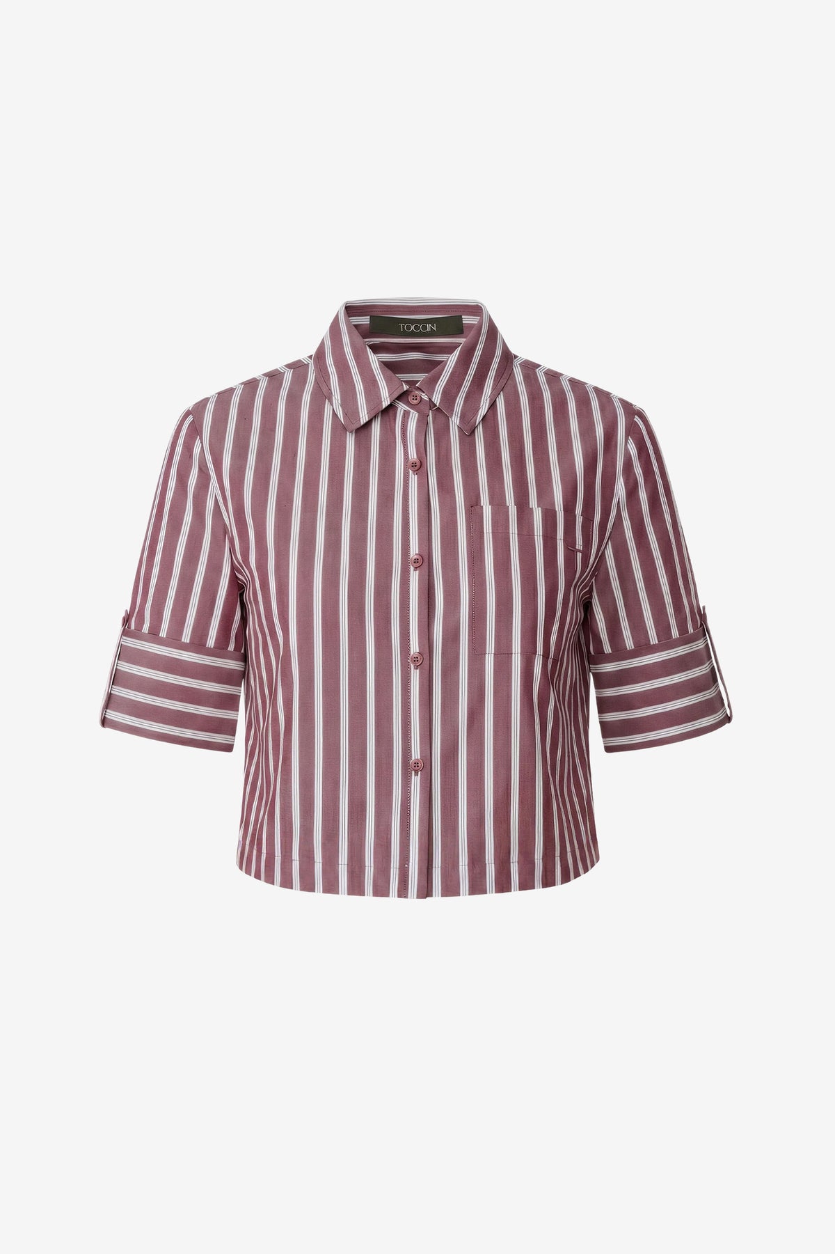 BROOKS CROPPED BUTTON DOWN