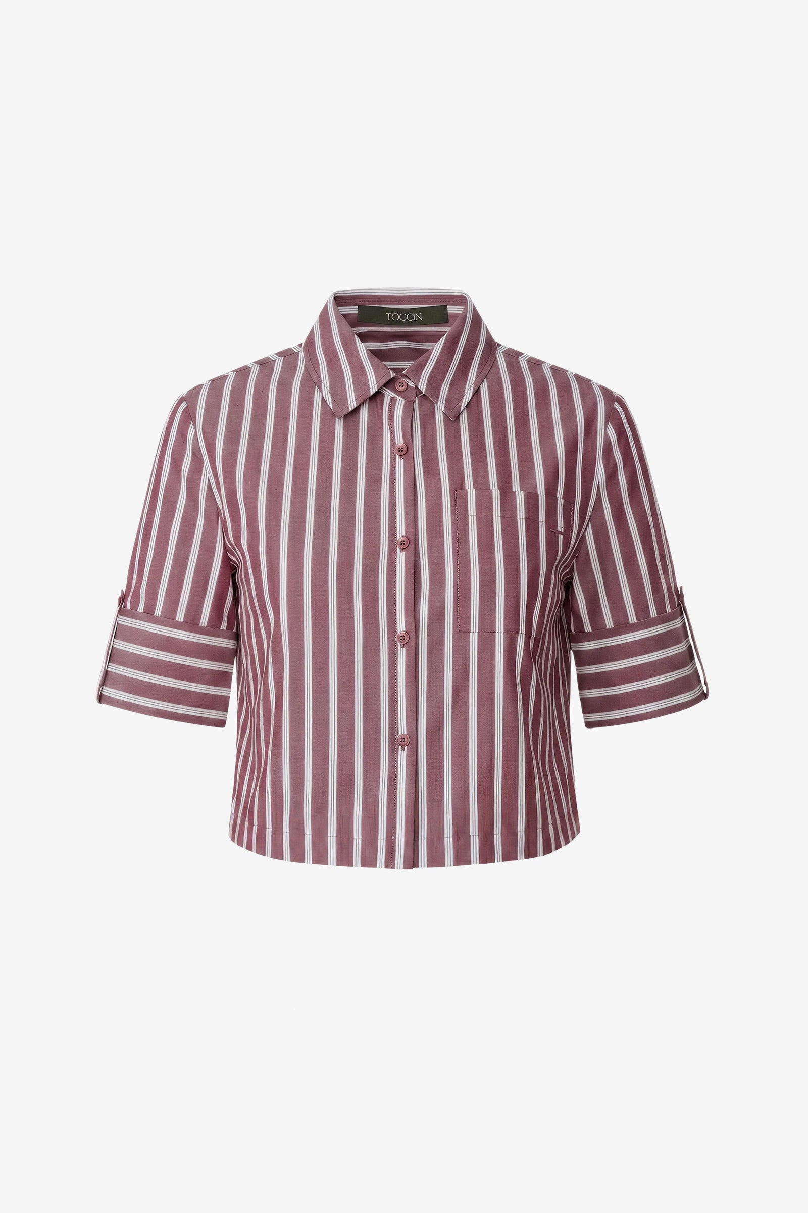 BROOKS CROPPED BUTTON DOWN