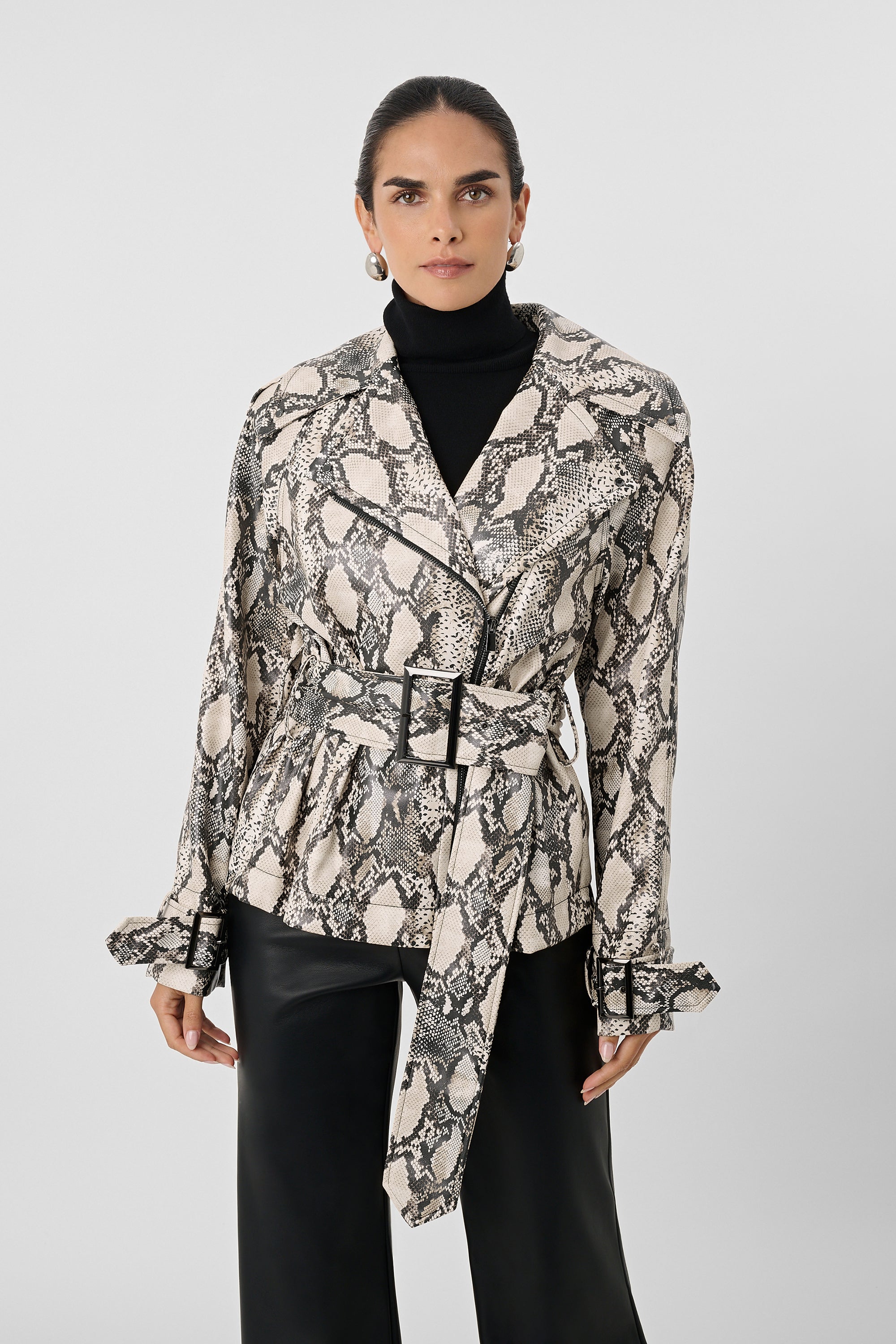 Brando Python Biker Jacket