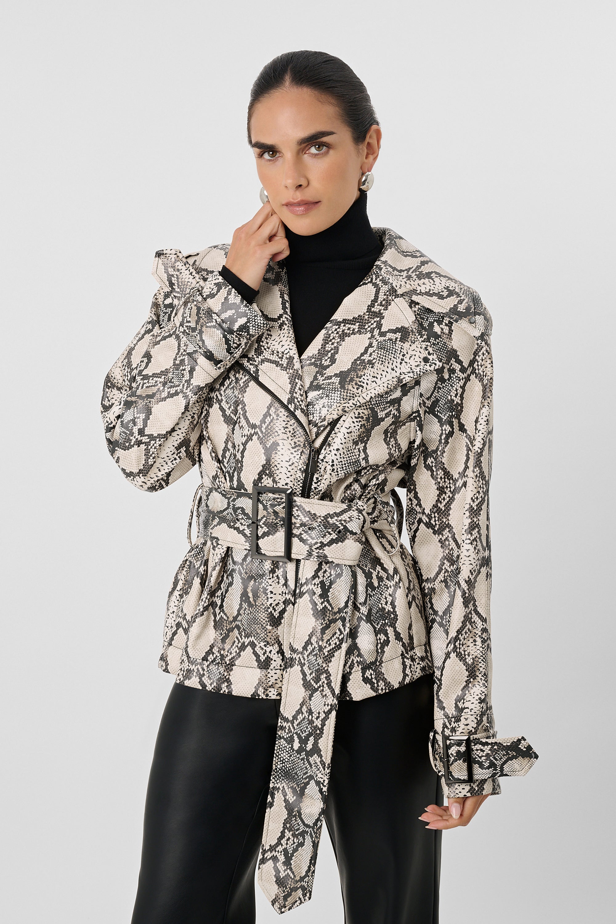 Brando Python Biker Jacket