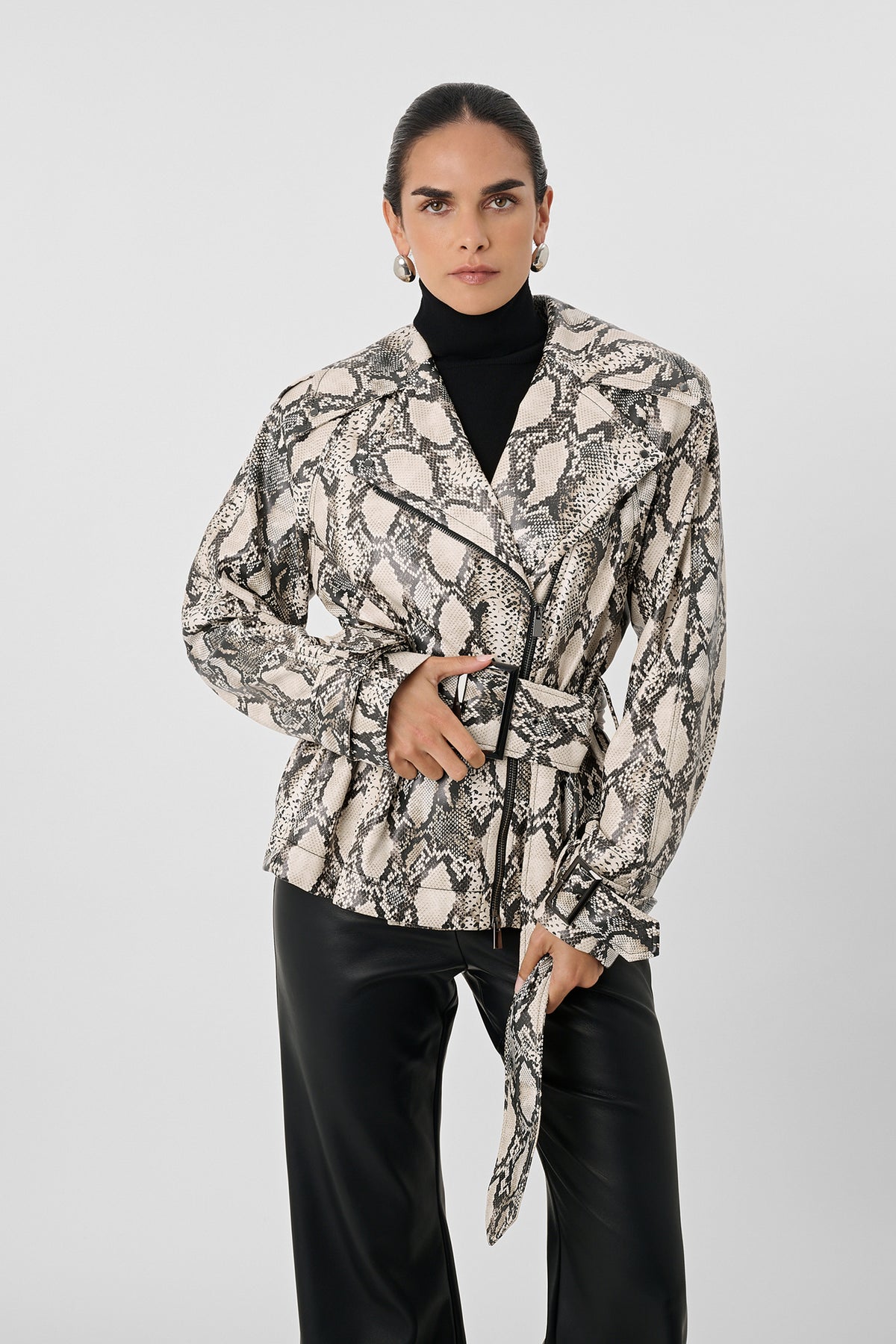 Brando Python Biker Jacket - Toccin