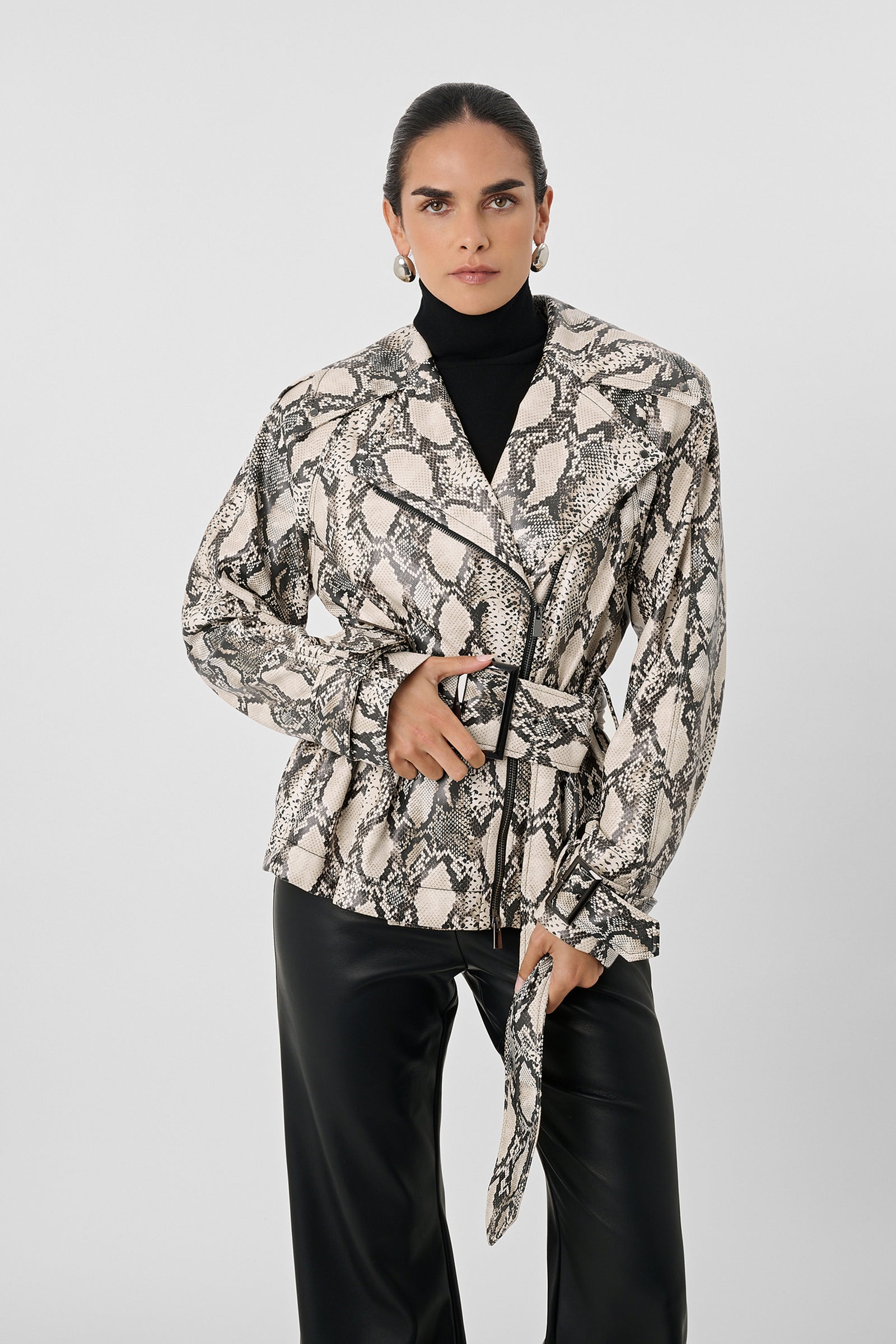 Brando Python Biker Jacket - Toccin