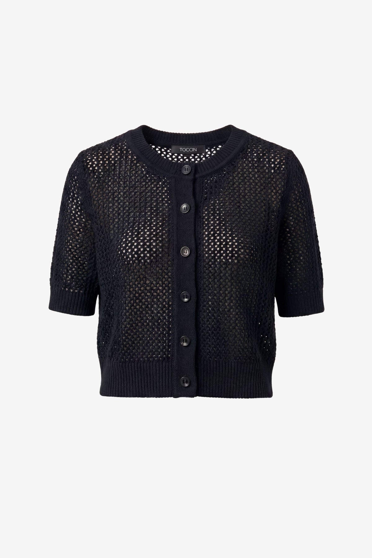 CASSIE SHORT SLEEVE CARDIGAN - Toccin
