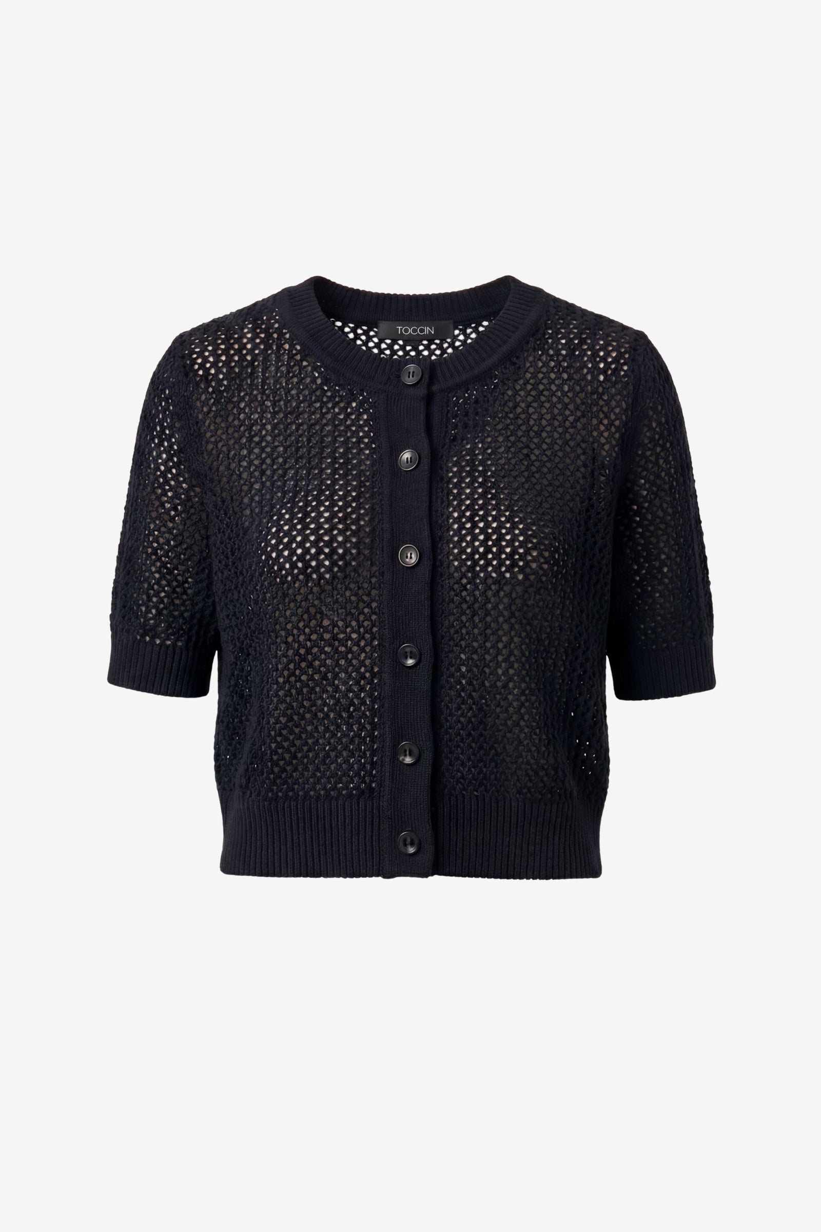 CASSIE SHORT SLEEVE CARDIGAN - Toccin