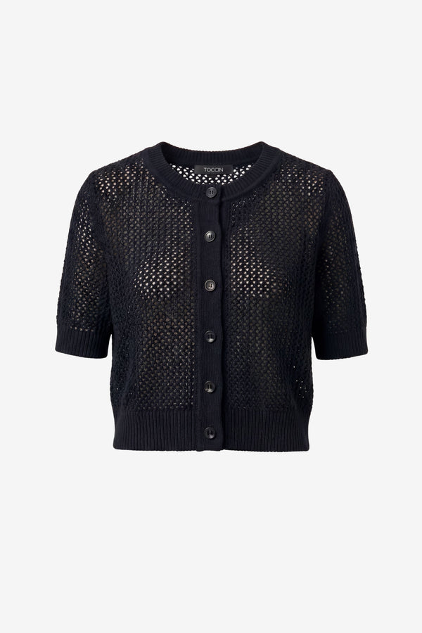 CASSIE SHORT SLEEVE CARDIGAN
