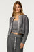 Cecilia Textured Luxe Knit Crop Jacket