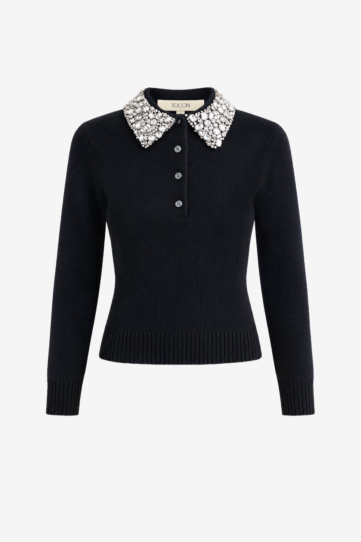 CHRISSY LONG SLEEVE POLO - Toccin