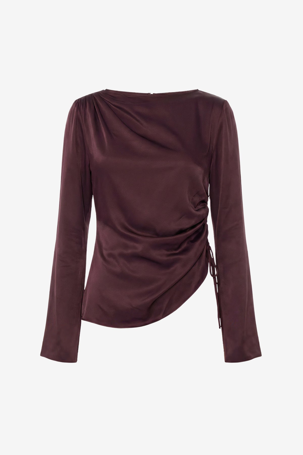 CILINA LONG SLEEVE RUCHED TOP