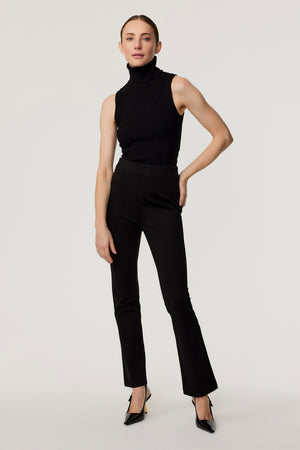 Claire Black Cigarette Pants