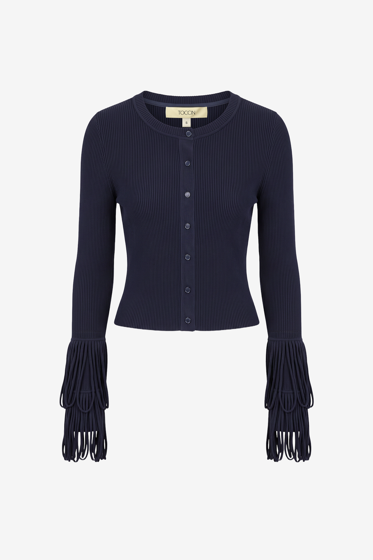CLAUDIA CARDIGAN WITH LOOP FRINGE