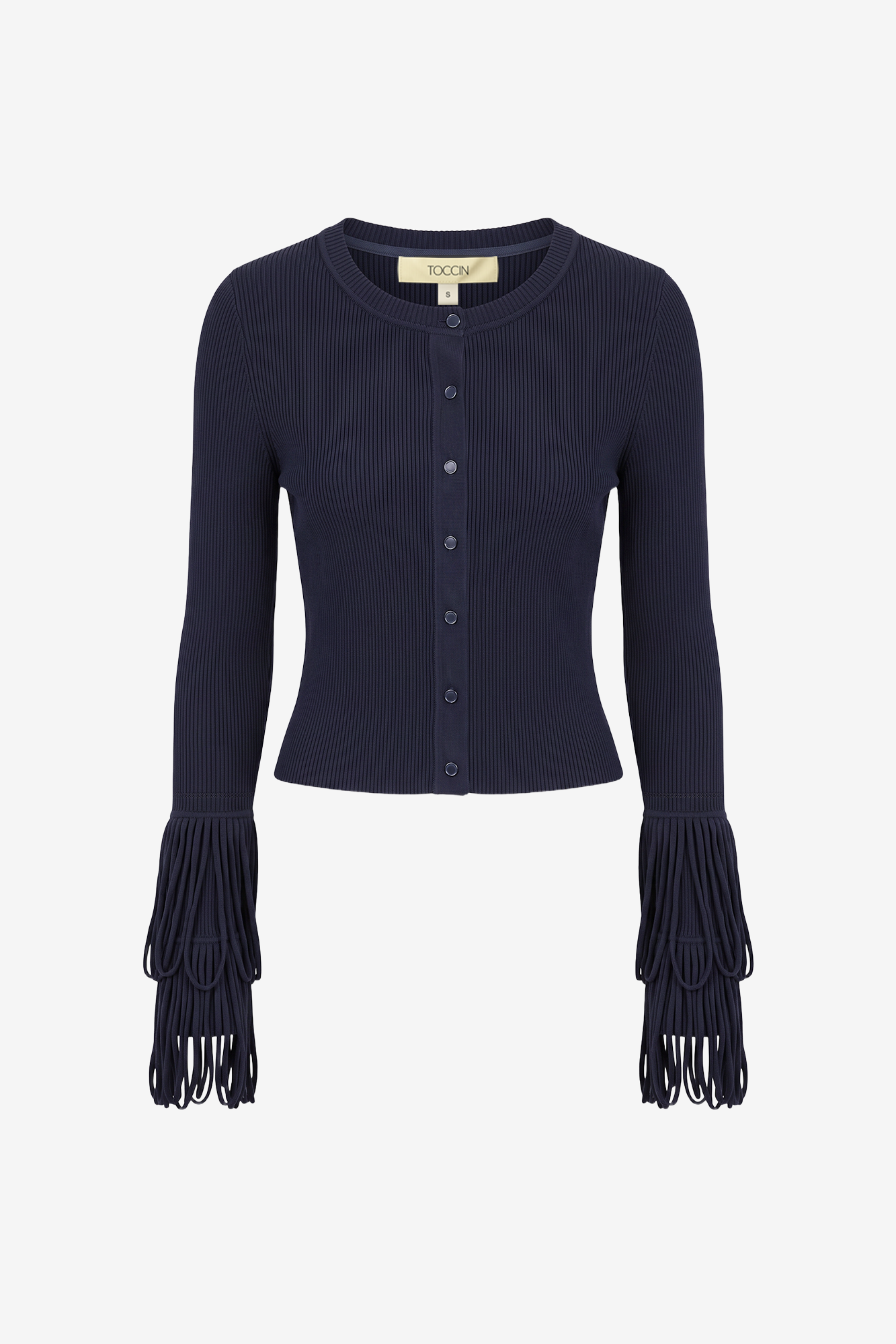 CLAUDIA CARDIGAN WITH LOOP FRINGE