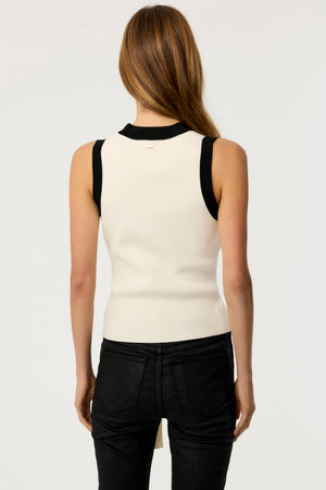 Collins Sleeveless Tie-Front Top - Toccin