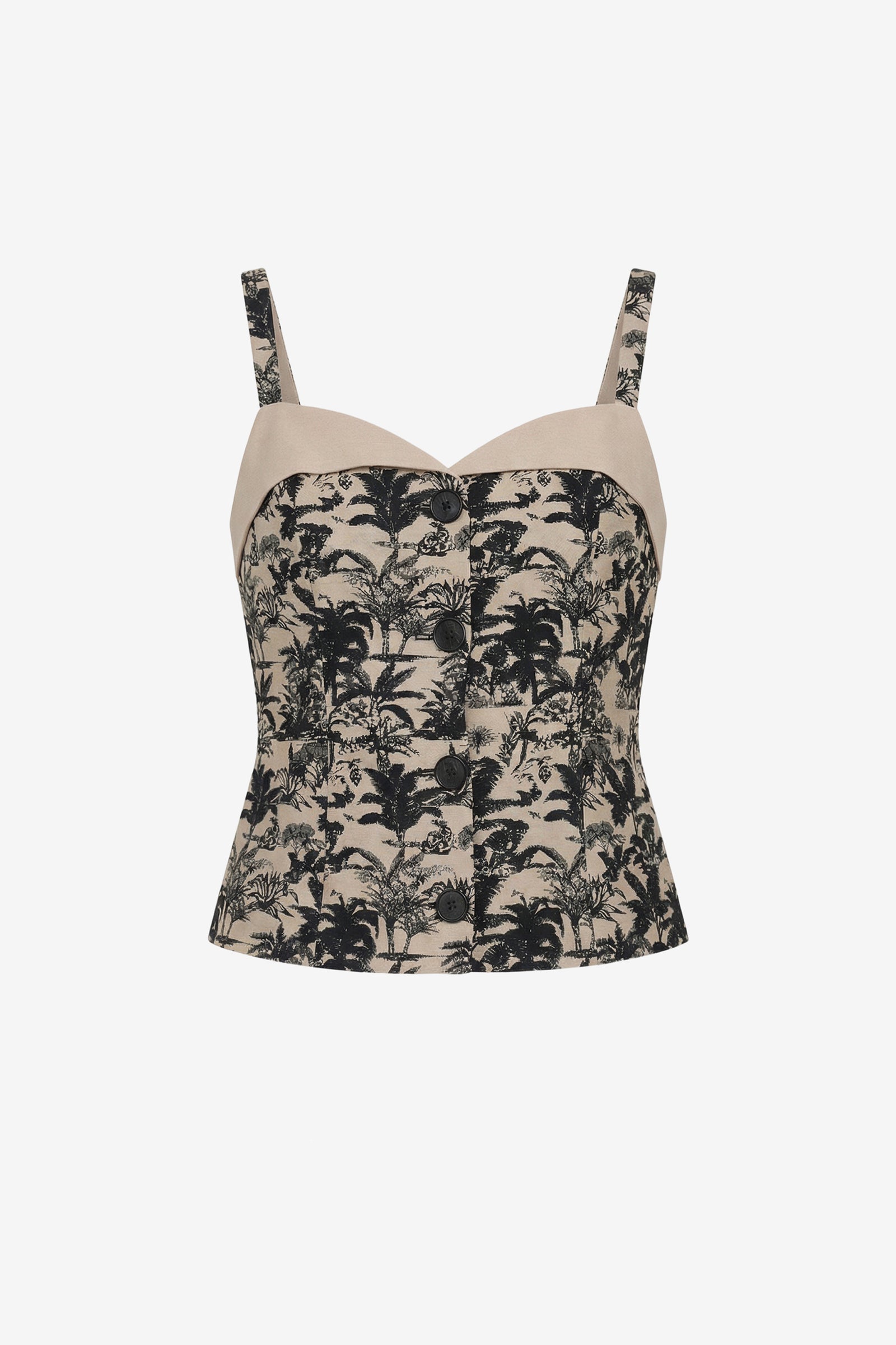 CRISTO BUTTON-FRONT VEST