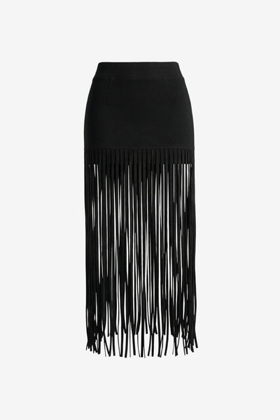 CARLYLE MINI SKIRT WITH FRINGE