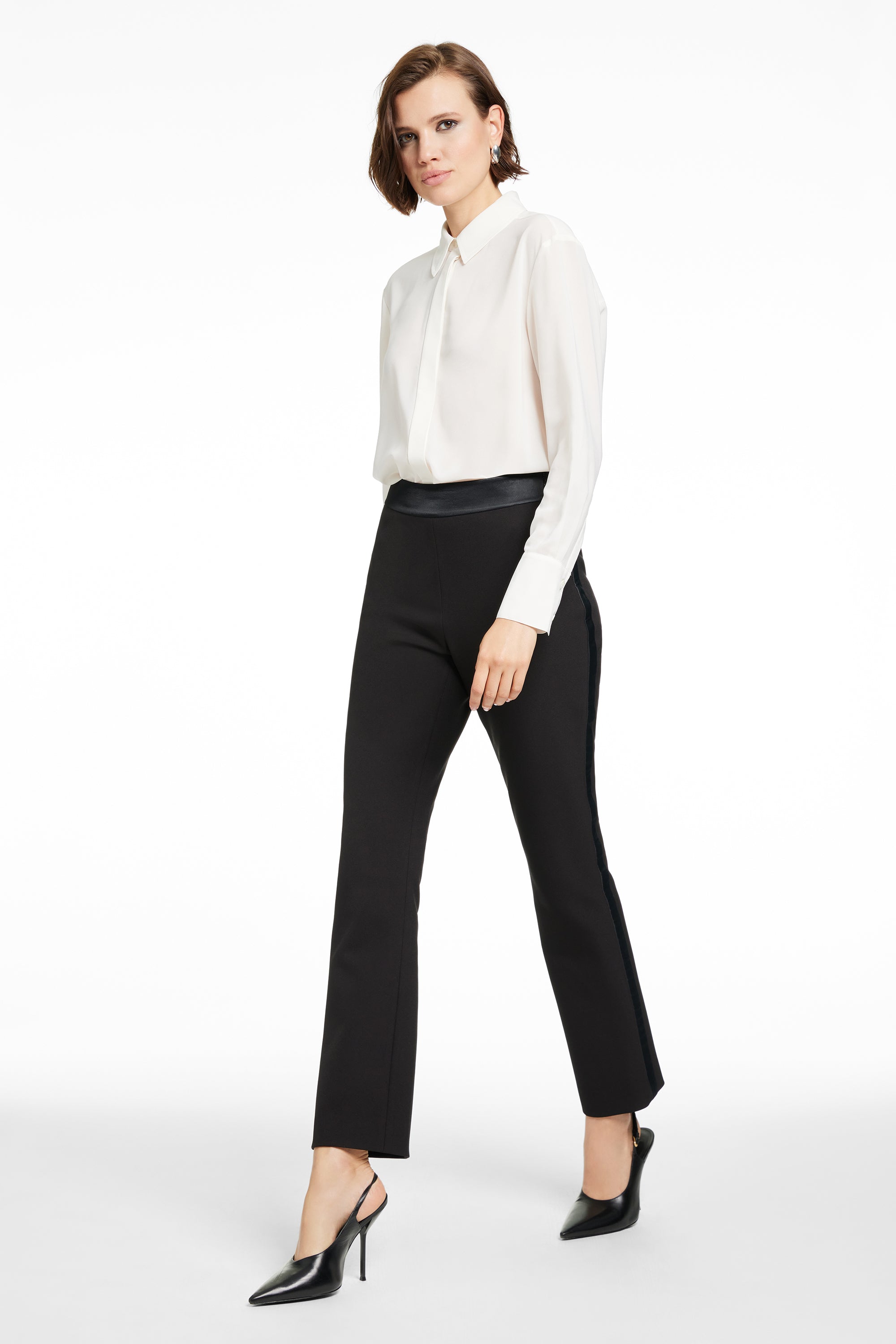 CARMELA CIGARETTE TUXEDO PANT