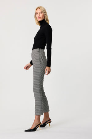 Claire Houndstooth Cigarette Pant - Toccin