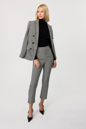 Magnolia Houndstooth Double Breasted Blazer - Toccin