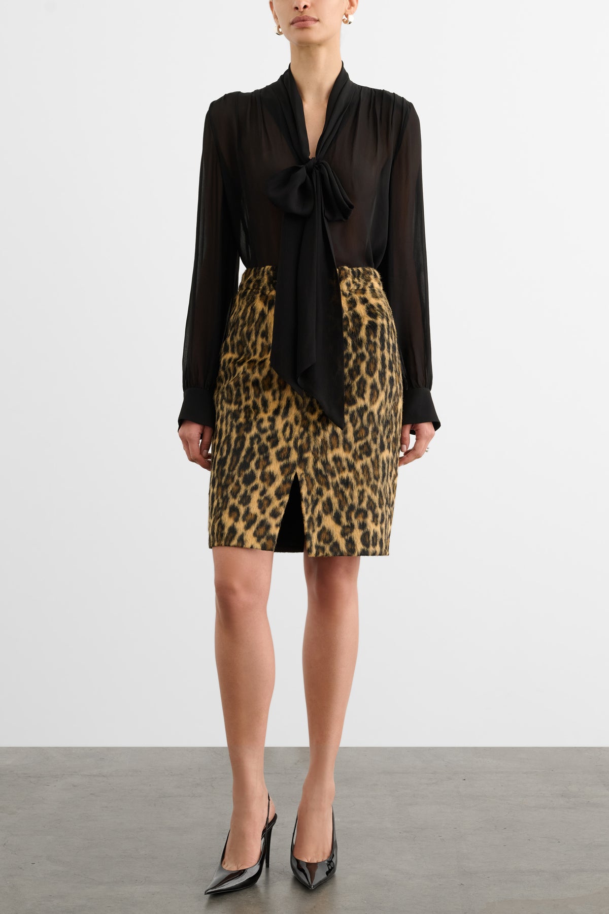 NOELLE KNEE LENGTH PENCIL SKIRT