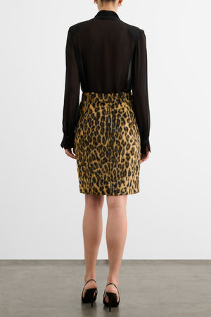 NOELLE KNEE LENGTH PENCIL SKIRT