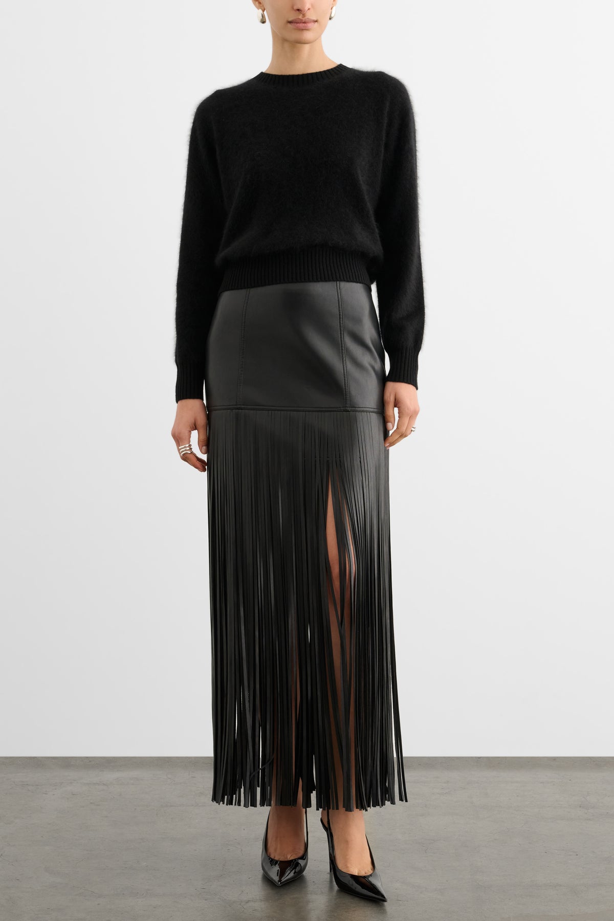 SOREN MINI SKIRT WITH FRINGE