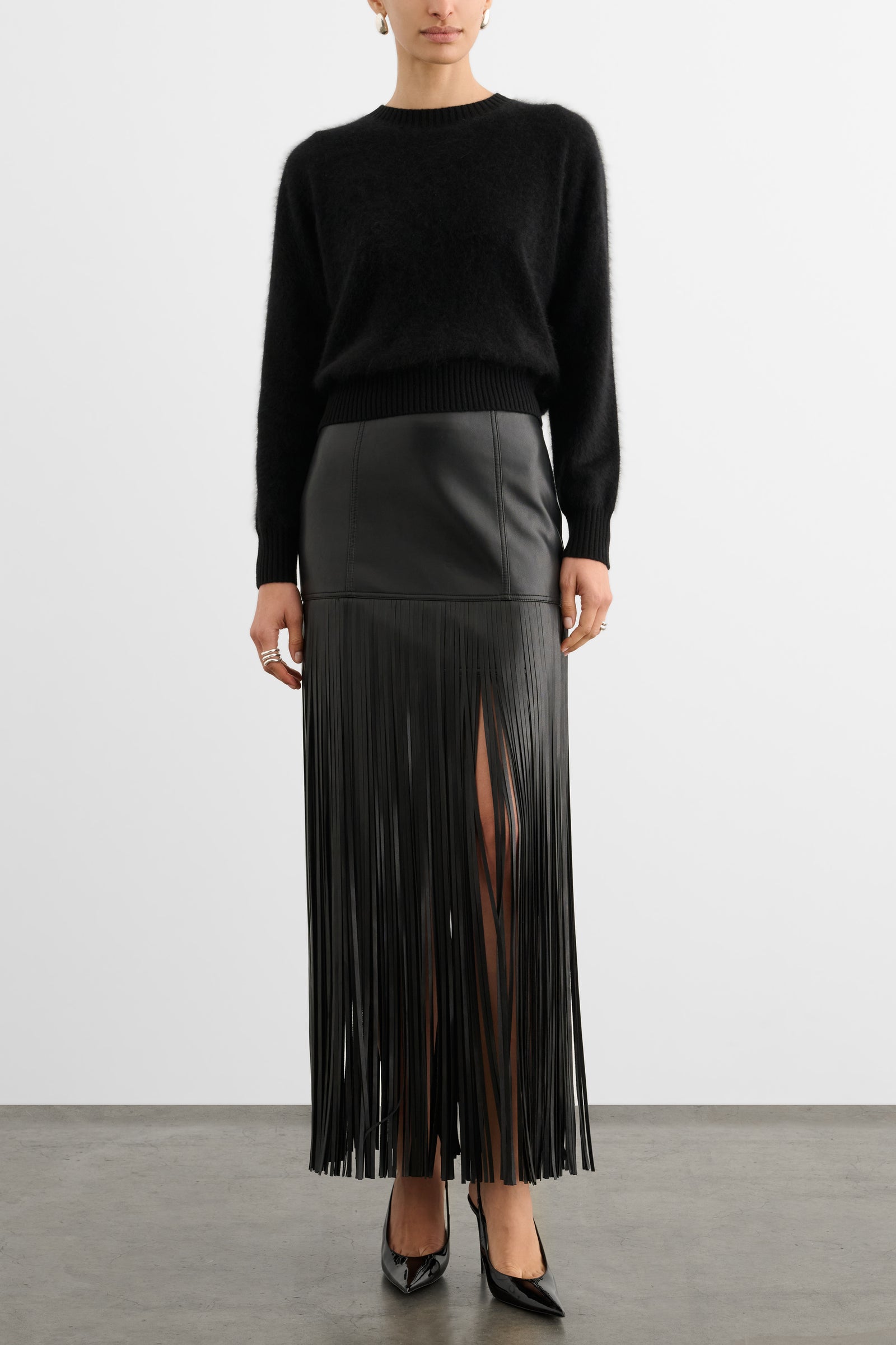 SOREN MINI SKIRT WITH FRINGE