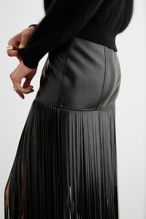 SOREN MINI SKIRT WITH FRINGE