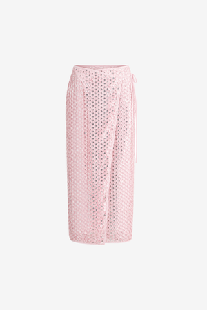DARIA COMBO WRAP SKIRT