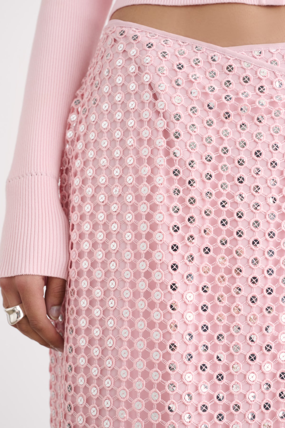 DARIA COMBO WRAP SKIRT