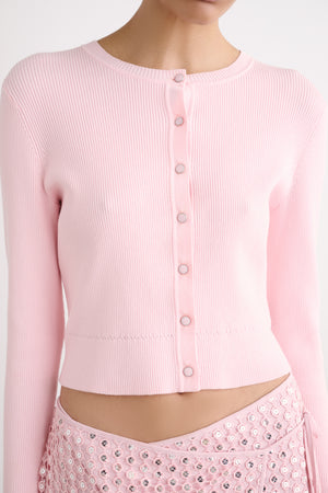 ZOE CLASSIC CROPPED CARDIGAN