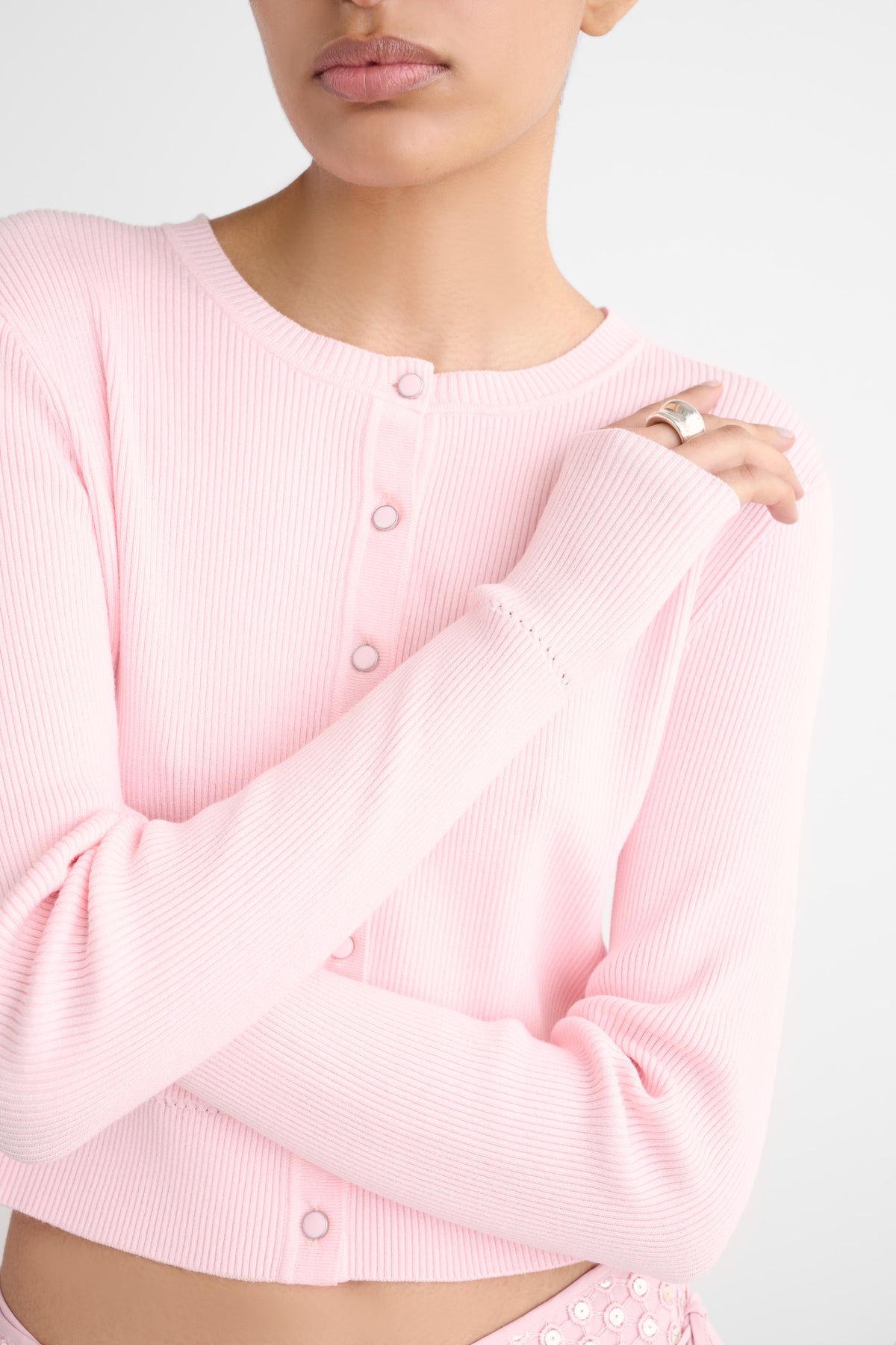 ZOE CLASSIC CROPPED CARDIGAN