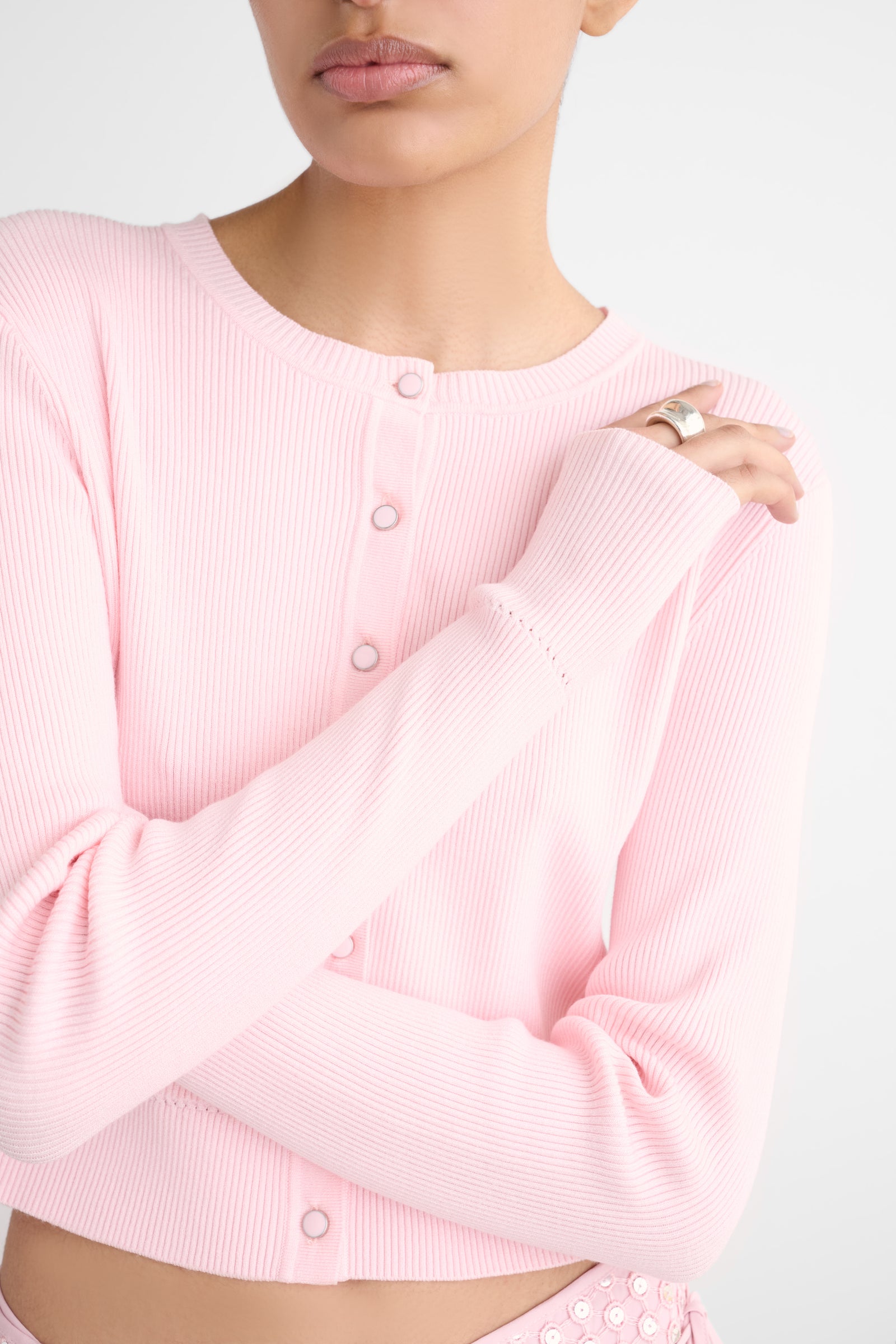 ZOE CLASSIC CROPPED CARDIGAN
