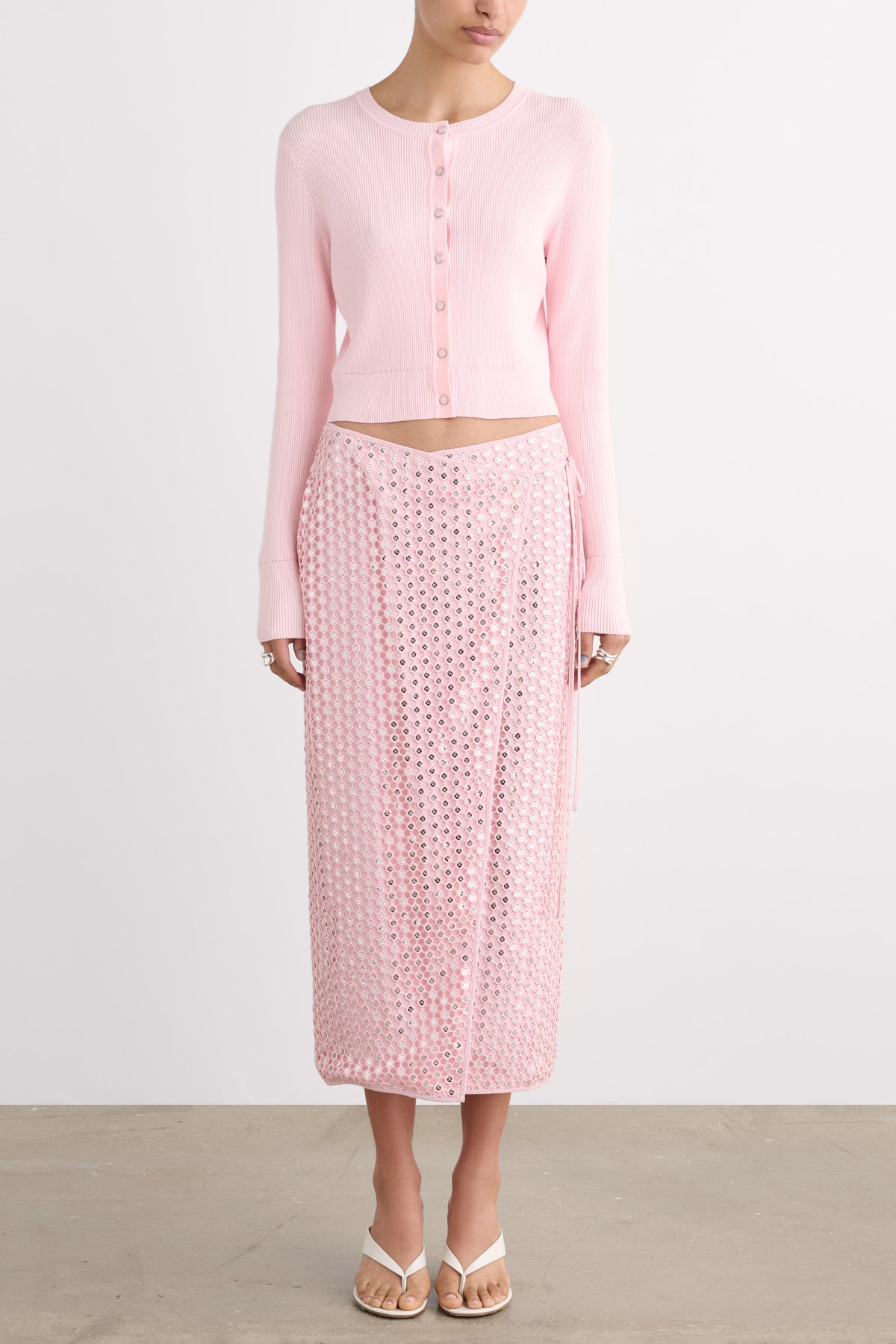 DARIA COMBO WRAP SKIRT