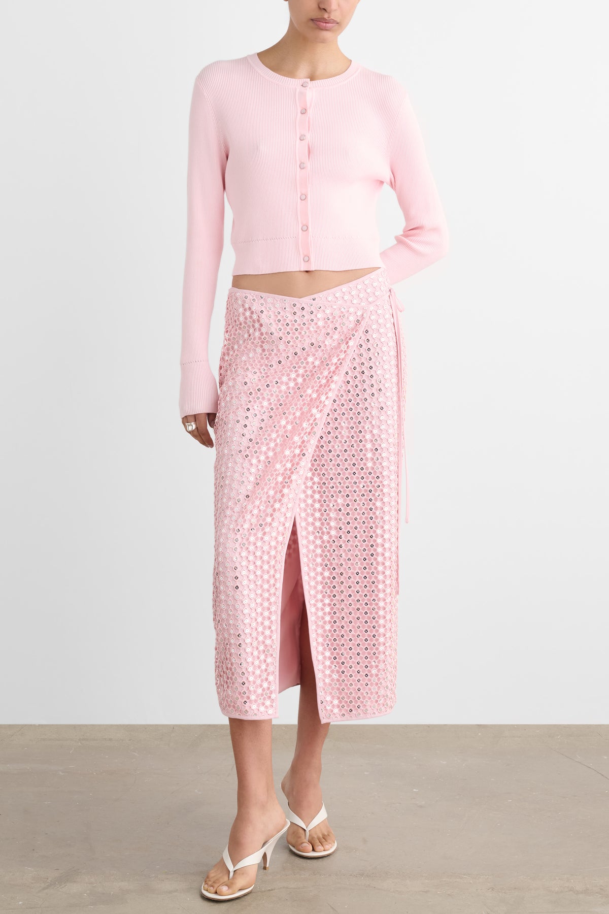 DARIA COMBO WRAP SKIRT