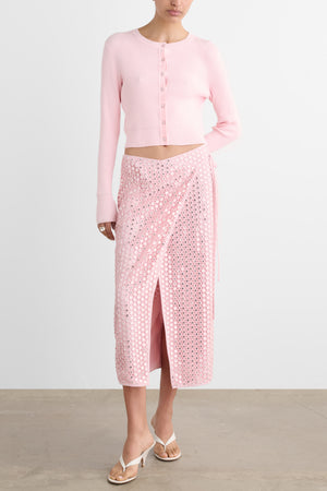 DARIA COMBO WRAP SKIRT