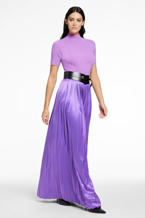 DILLON PLEATED MIDI SKIRT - Toccin