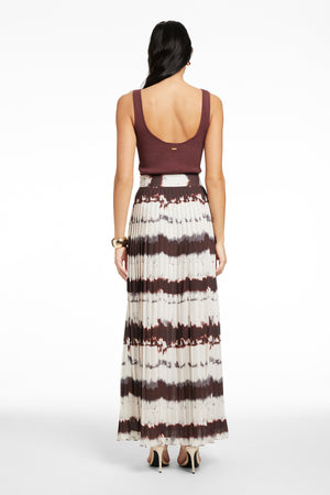 DILLON PLEATED MIDI SKIRT - Toccin